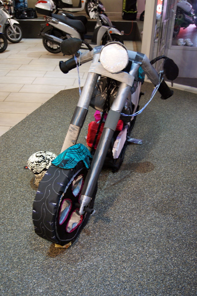 Karen Darricades, detail, Soft Chopper exhibition, World of Threads Festival 2012.