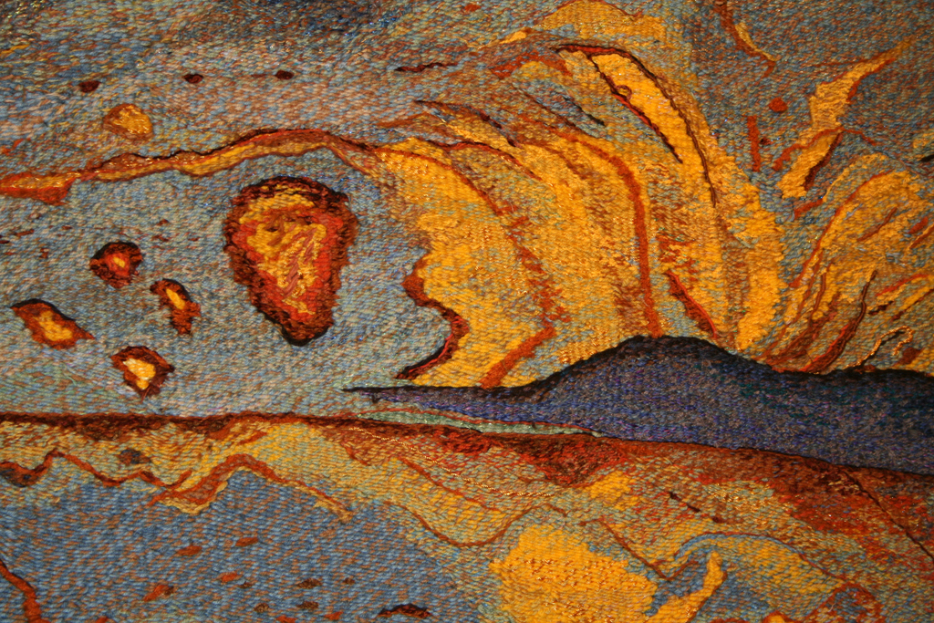 Ixchel Suarez, Savanah's Impressions, detail, Common Thread International exhibition Part 2, World of Threads Festival 2009.