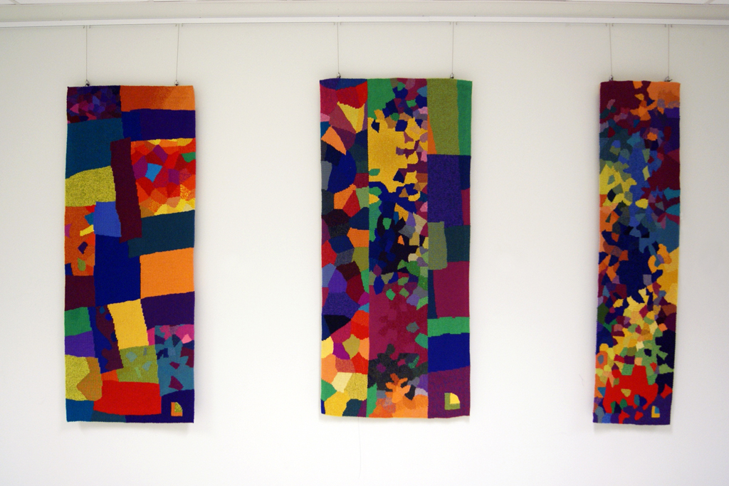 Line Dufour, Variegated Threads exhibition, World of Threads Festival 2012.