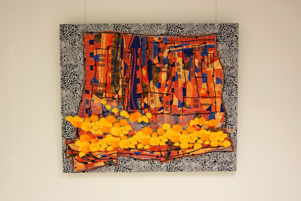 Karen Cummings, Variegated Threads exhibition, World of Threads Festival 2012.