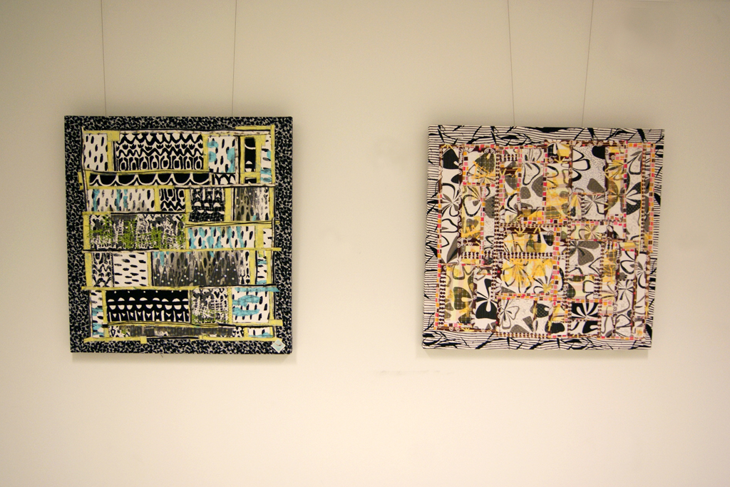 Karen Cummings, Variegated Threads exhibition, World of Threads Festival 2012.
