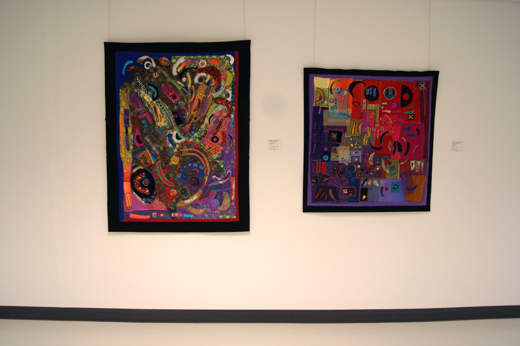 Installation view: Sheree Rasmussen, Variegated Threads exhibition, World of Threads Festival 2012.