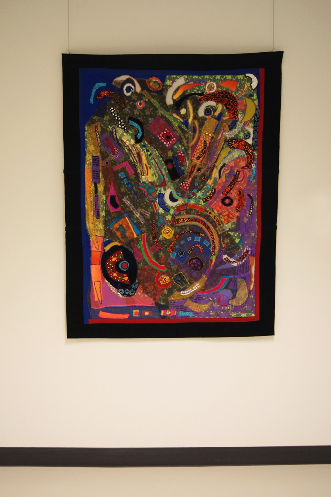 Sheree Rasmussen, Variegated Threads exhibition, World of Threads Festival 2012.