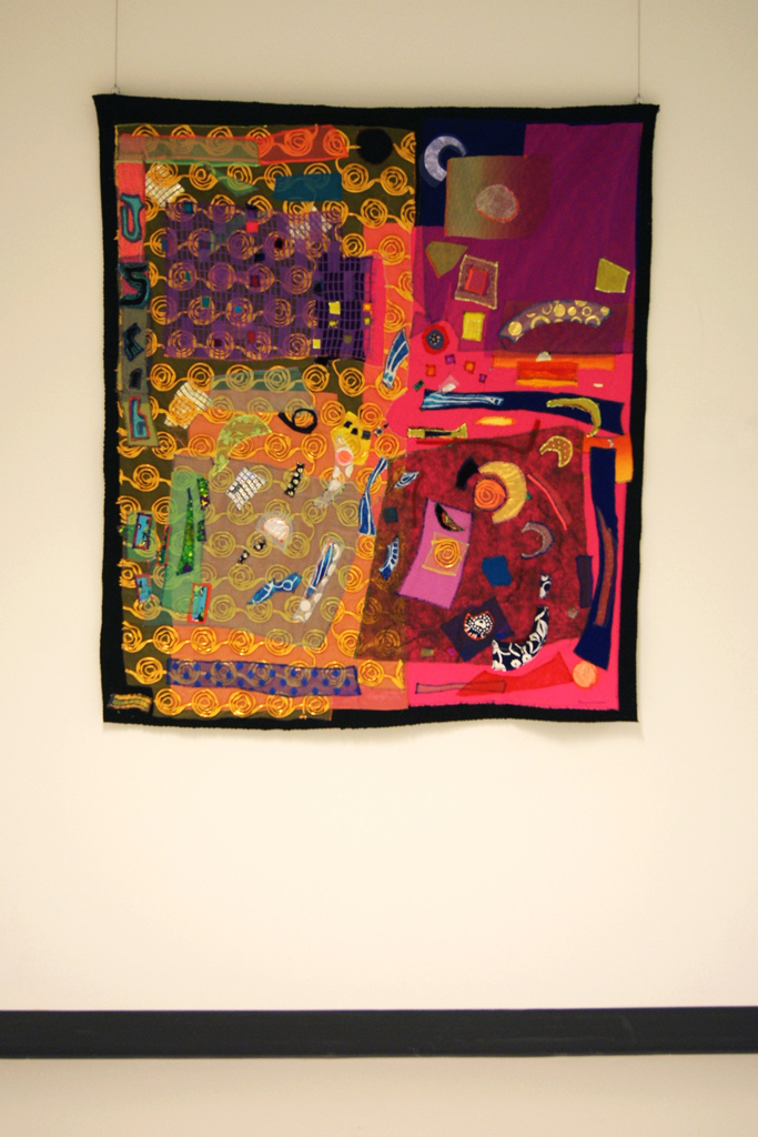 Sheree Rasmussen, Variegated Threads exhibition, World of Threads Festival 2012.