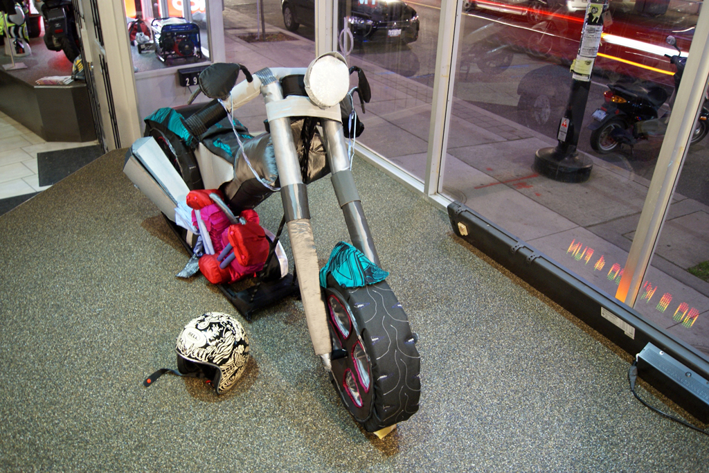 Karen Darricades, Soft Chopper exhibition, World of Threads Festival 2012.