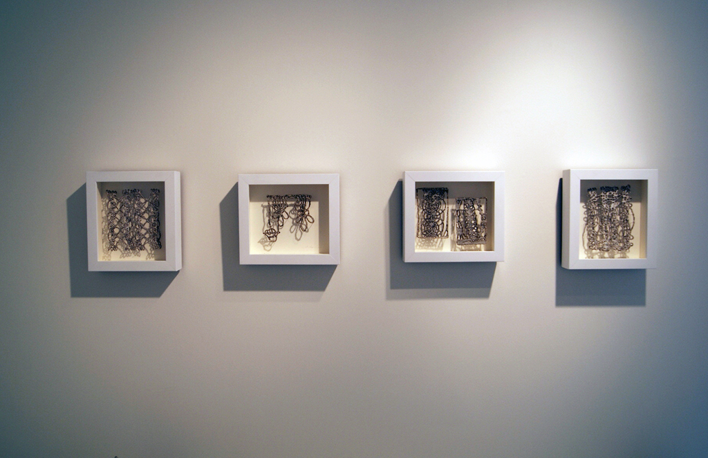 Noelle Hamlyn, Interlace, deconstruct, the spaces in between exhibition, World of Threads Festival 2012.