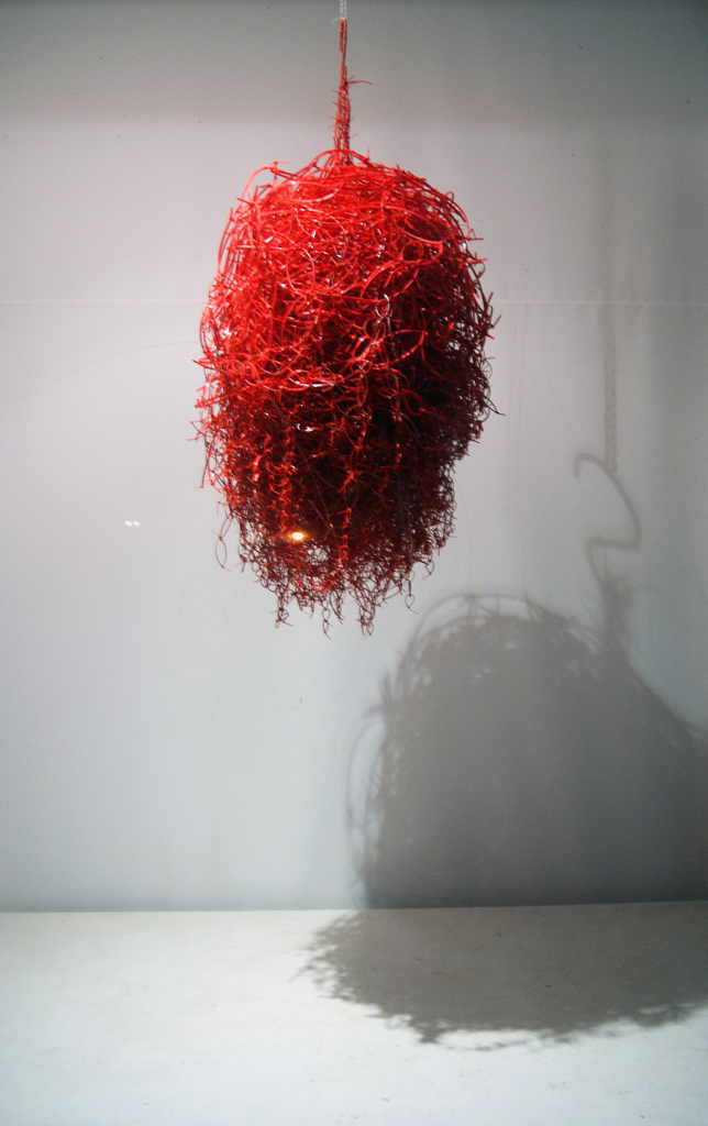 Xia Gao, detail, Webbed exhibition, World of Threads Festival 2012.