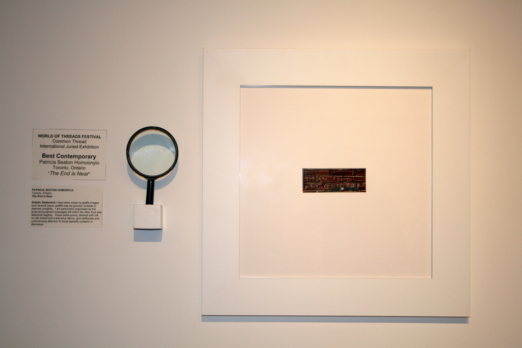 Patricia Seaton Homoonylo, The End is Near, Common Thread International exhibition Part 3, World of Threads Festival 2009.