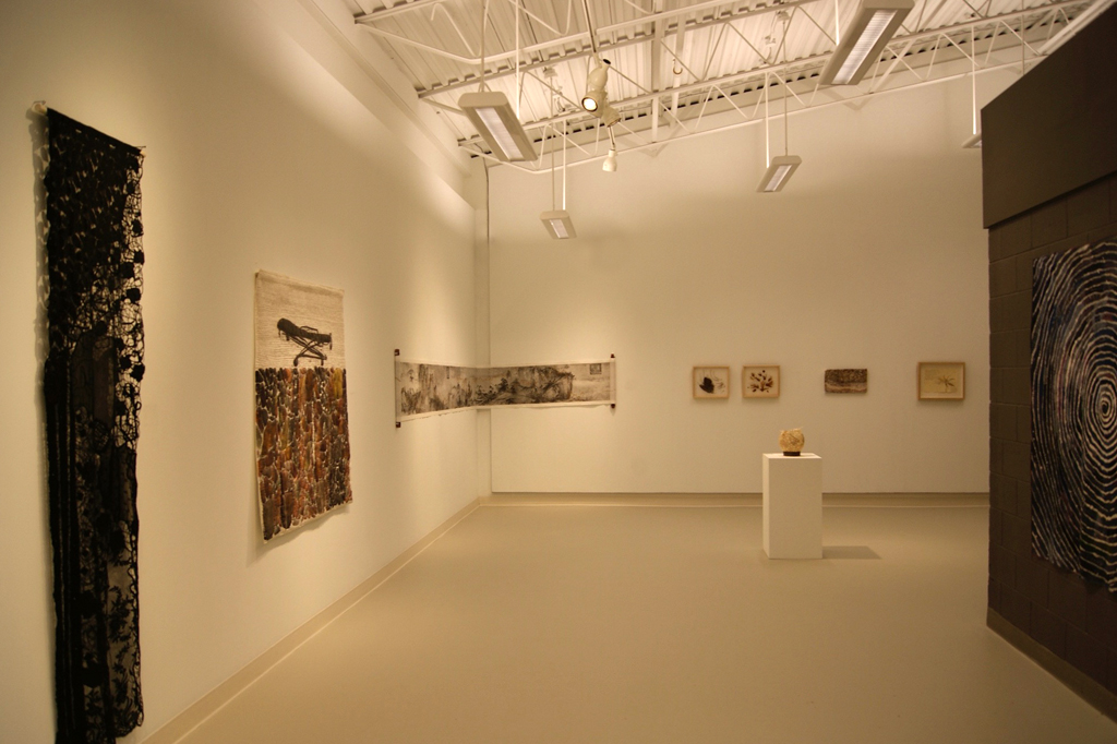 Installation view: Quiet Zone exhibition, World of Threads Festival 2012.