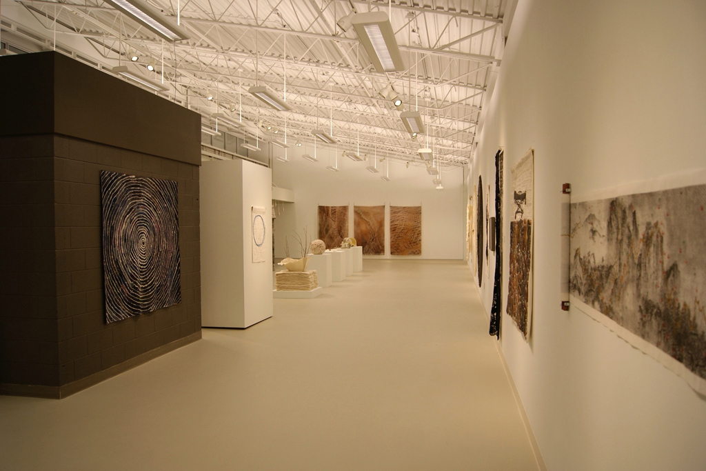 Installation view: Quiet Zone exhibition, World of Threads Festival 2012.