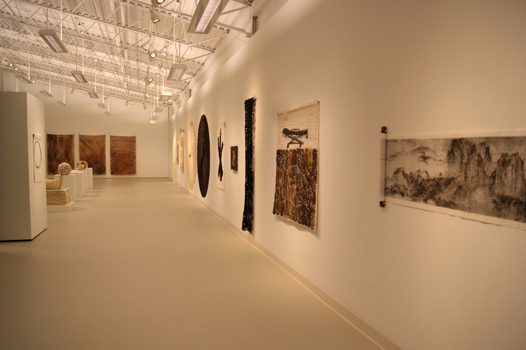Installation view: Quiet Zone exhibition, World of Threads Festival 2012.