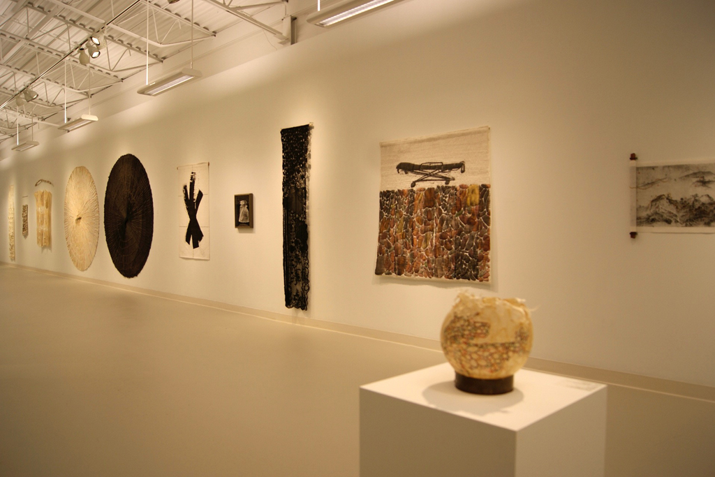 Installation view: Quiet Zone exhibition, World of Threads Festival 2012.