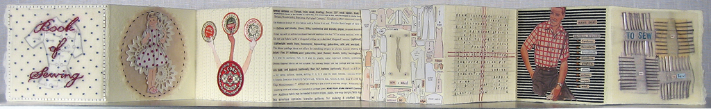 Valerie Knapp, Book of Sewing, Common Thread International exhibition, World of Threads 2009.