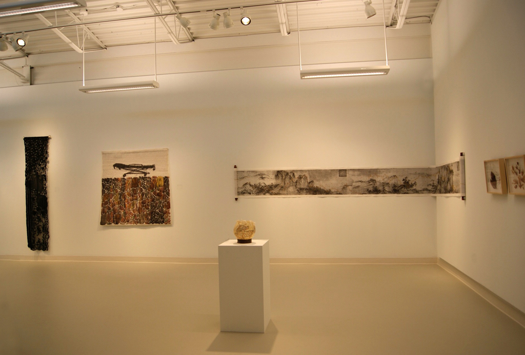 Installation view: Quiet Zone exhibition, World of Threads Festival 2012.