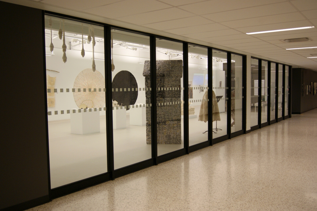 Installation view: Quiet Zone exhibition, World of Threads Festival 2012.
