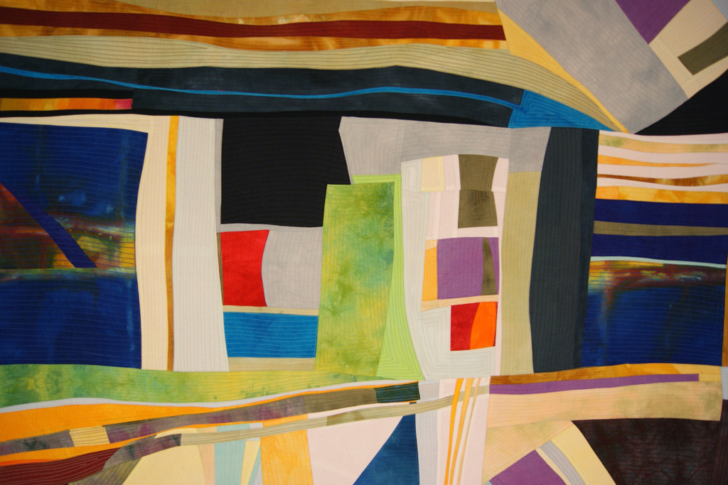 Kit Vincent, detail, Variegated Threads exhibition, World of Threads Festival 2012.