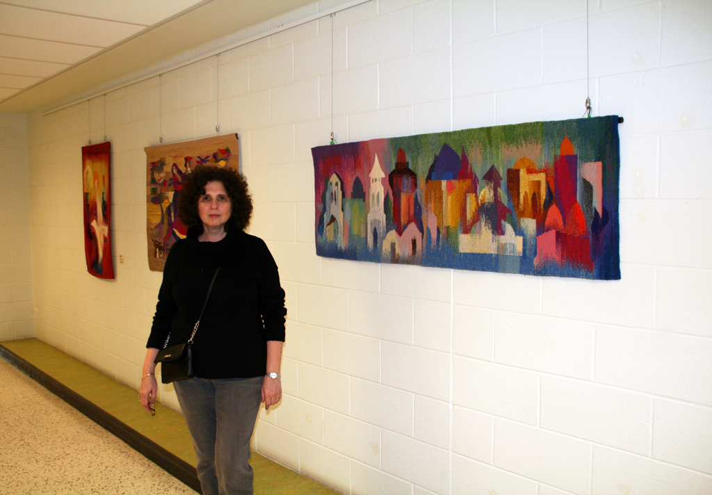 Artist: Anna Kocherovsky, Solo Show, at the opening of the World of Threads Festival 2014.