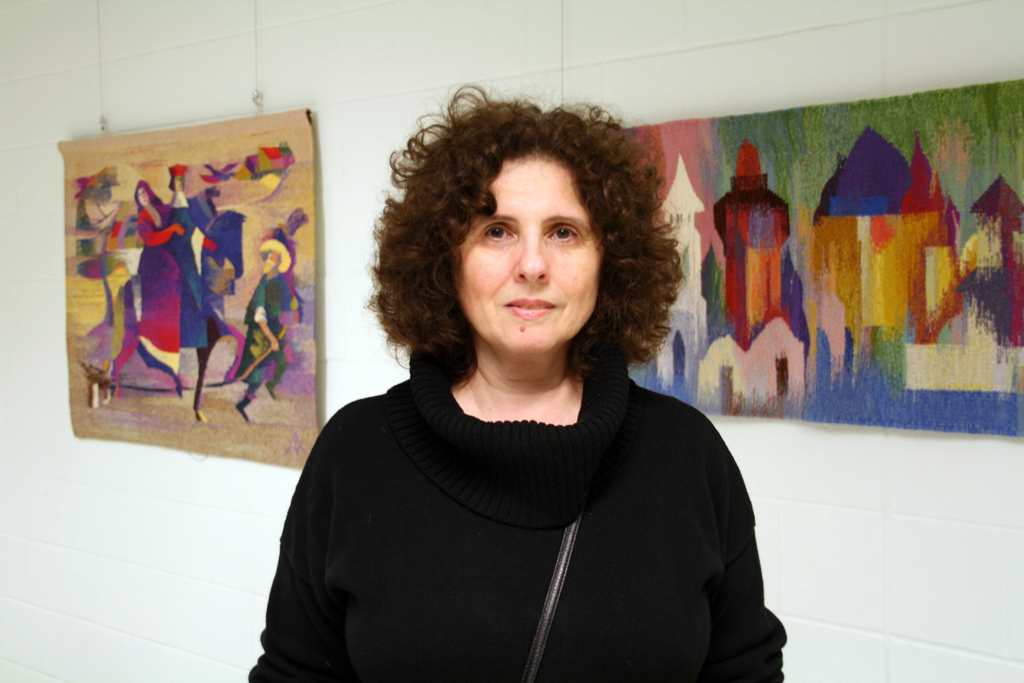 Artist: Anna Kocherovsky, Solo Show, at the opening of the World of Threads Festival 2014.