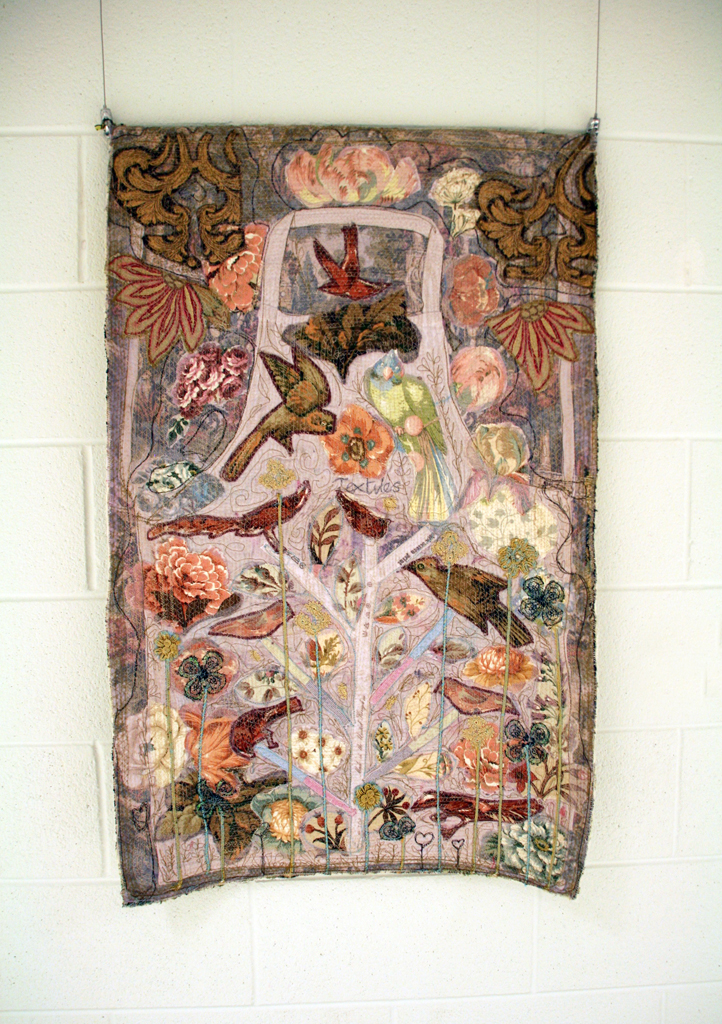 Anne Kelly, Baroque Ceiling, Solo Show, World of Threads Festival 2014.
