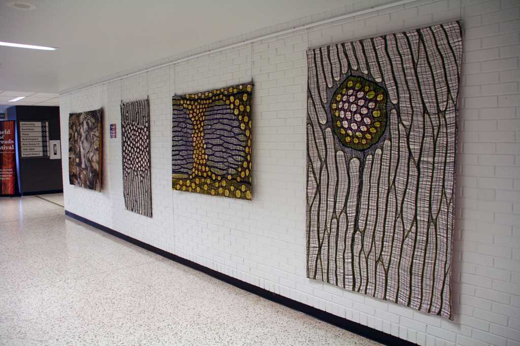 Installation view: Betty Busby, Solo Show, World of Threads Festival 2014.