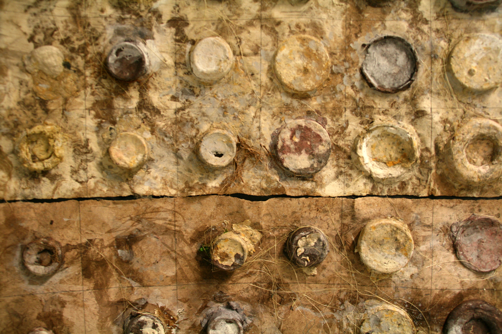 Dennis Potter, Blonde Enzo 1, detail, Solo Shows, the World of Threads Festival 2014.