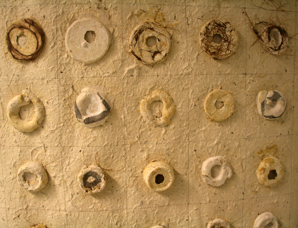 Dennis Potter, Blonde Enzo 2, detail, Solo Shows, the World of Threads Festival 2014.