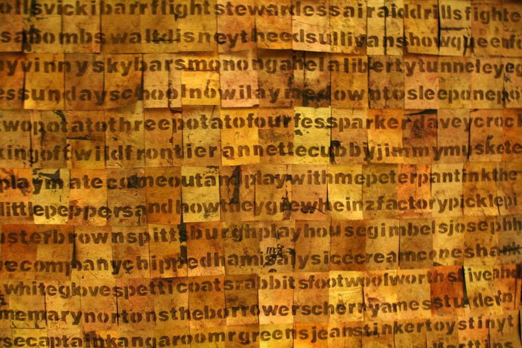 Jeanne Beck, Book of Ancients 10, detail, Solo Shows, the World of Threads Festival 2014.