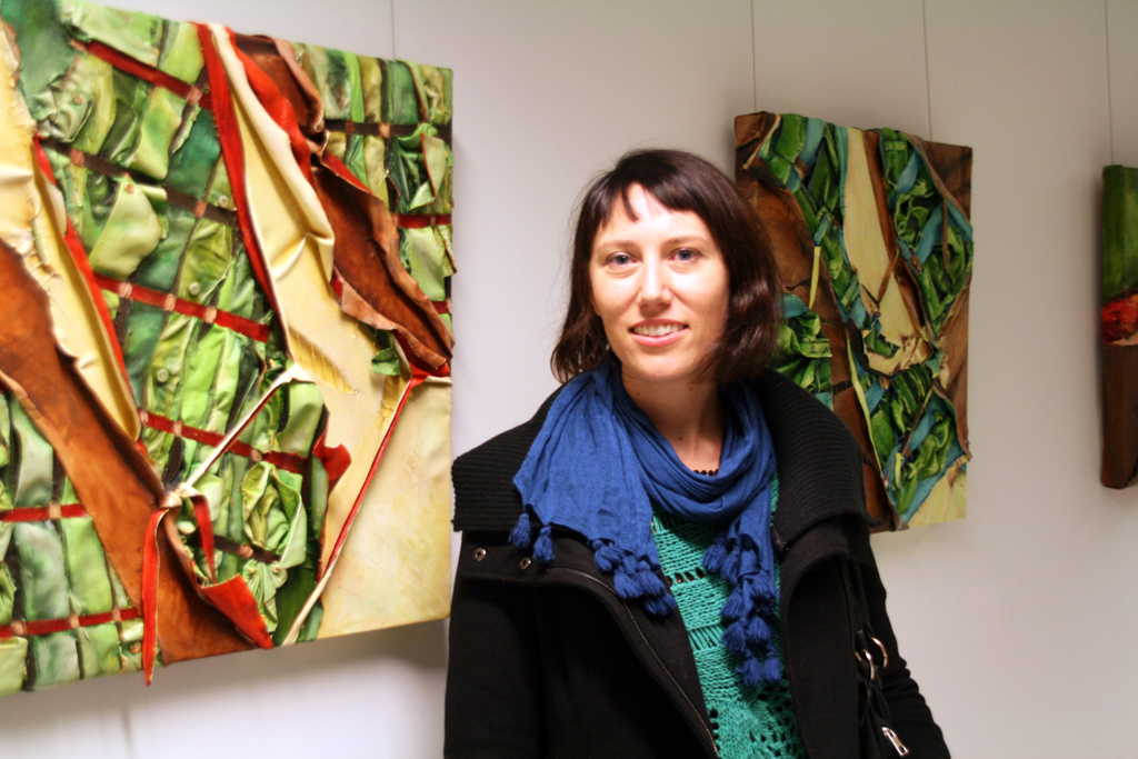 Christina Massey, Solo Show, at the opening of the World of Threads Festival 2014.