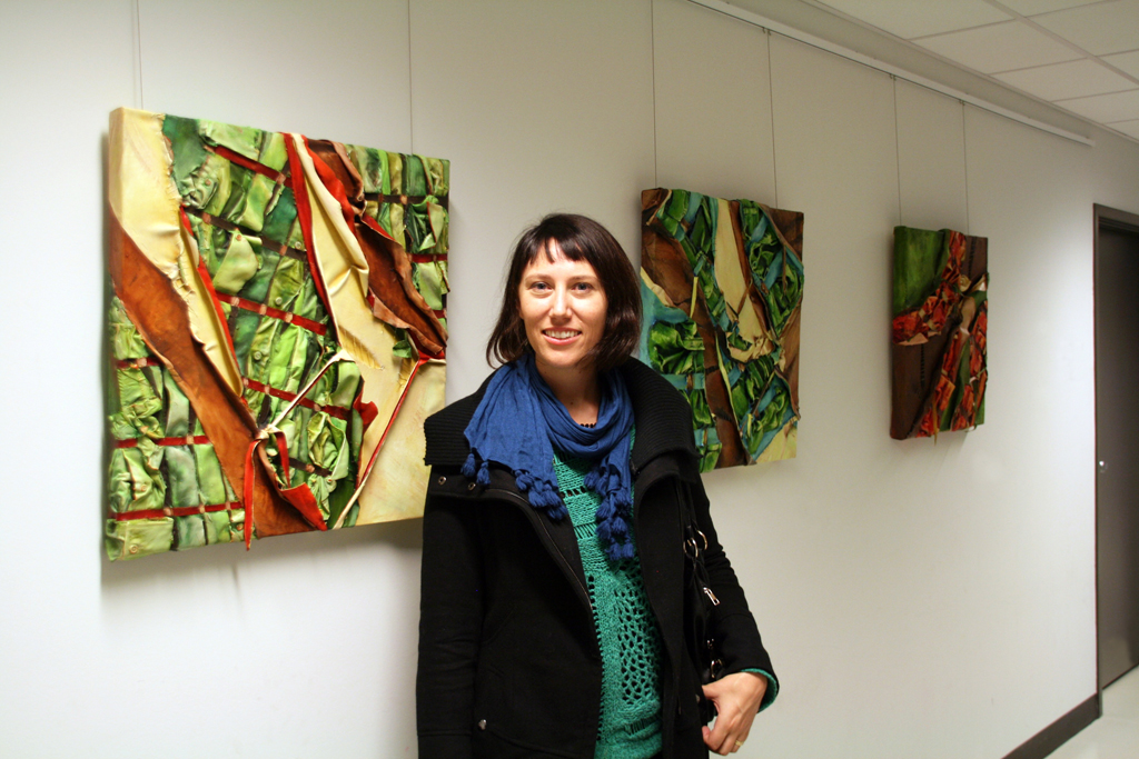 Christina Massey, Solo Show, at the opening of the World of Threads Festival 2014.