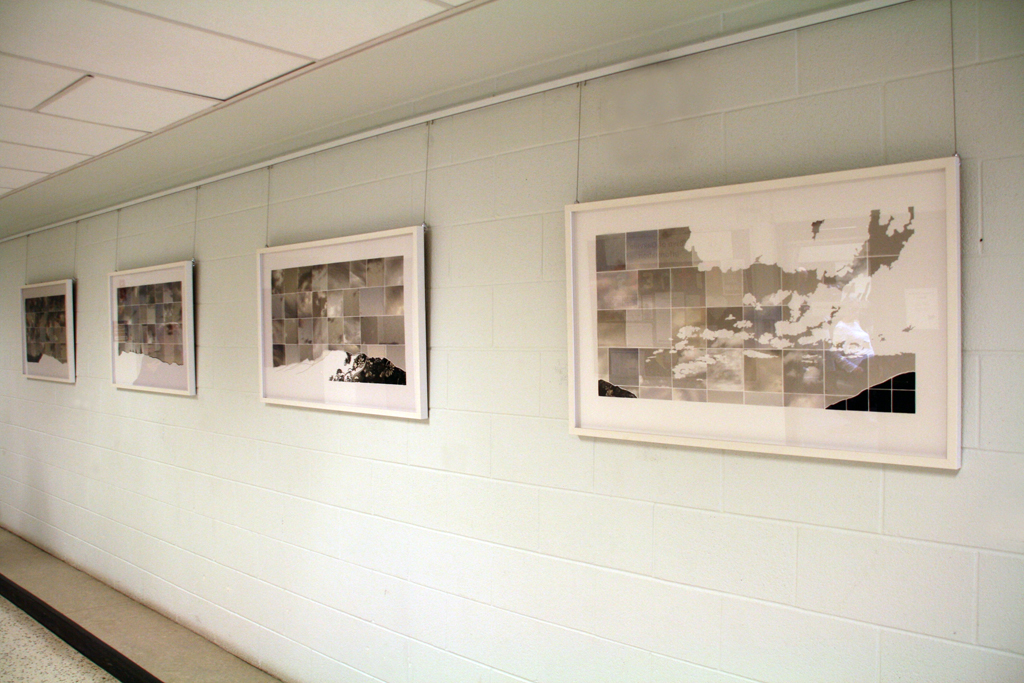 Installation view: Emma Nishimsura, Locating Memory, Solo Shows, the World of Threads Festival 2014.