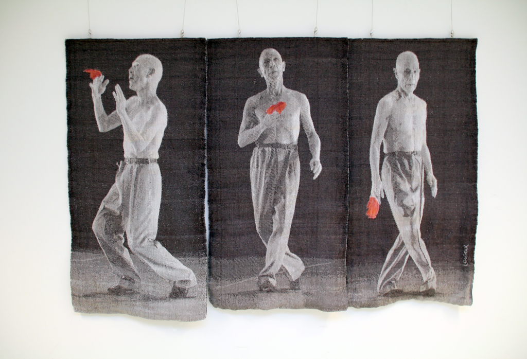 Louise Lemieux Berube, Flower No 3, Solo Show, World of Threads Festival 2014.