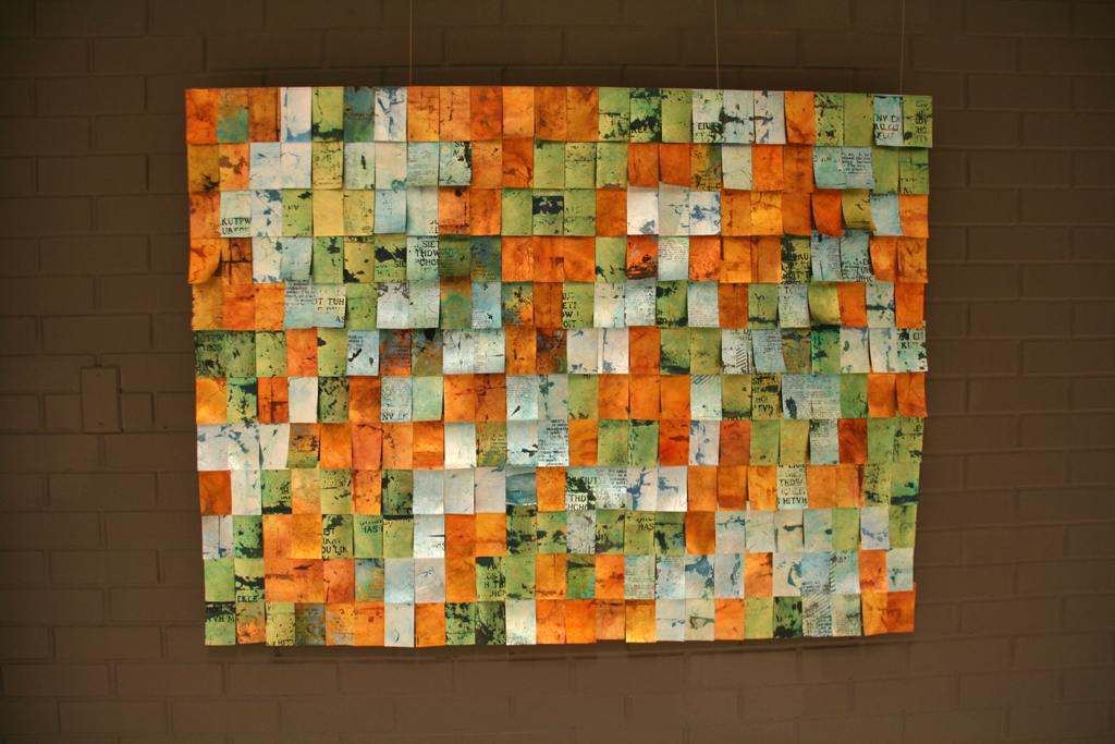 Jeanne Beck, Fluttering Pages from a Happy Life, Solo Shows, the World of Threads ,Festival 2014.