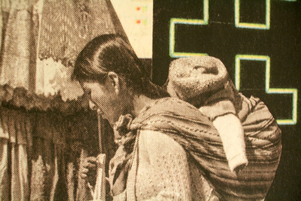 Penny Mateer, For New Urban Trend, detail, Solo Show, World of Threads Festival 2014.