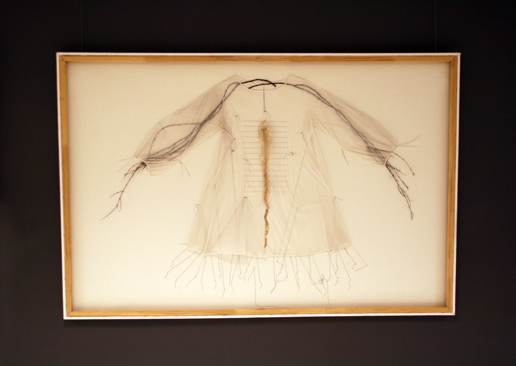 Trina Perry Carlson, Garden of Eden, Solo Show, at the opening of the World of Threads Festival 2014.