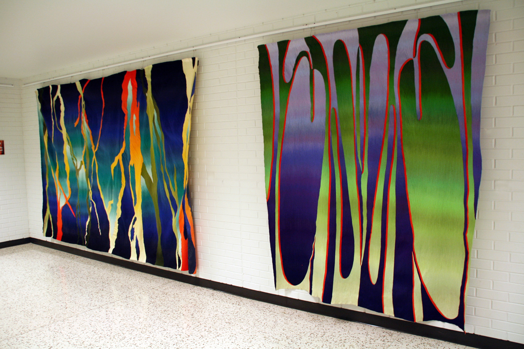 Installation view: Gwen Lowery, Solo Show, World of Threads Festival 2014.