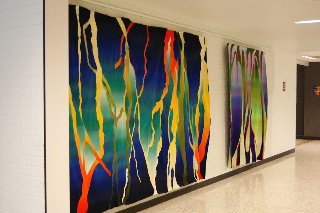 Installation view: Gwen Lowery, Solo Show, World of Threads Festival 2014.