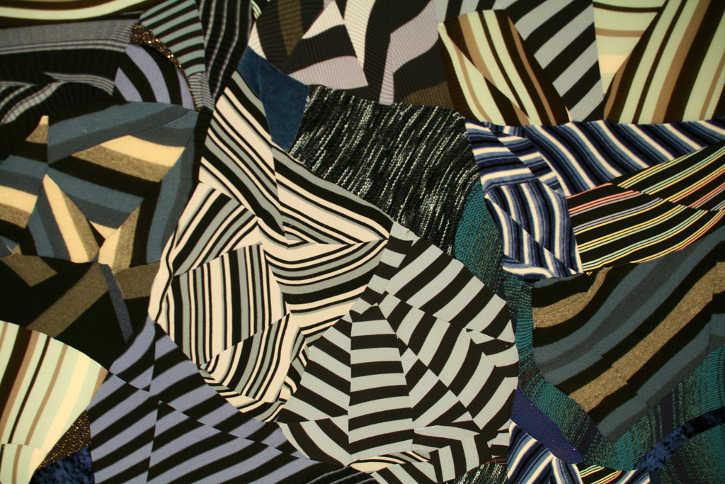 Lindy Fyfe, Interweave 29 - blue, detail, Solo Show, World of Threads Festival 2014.