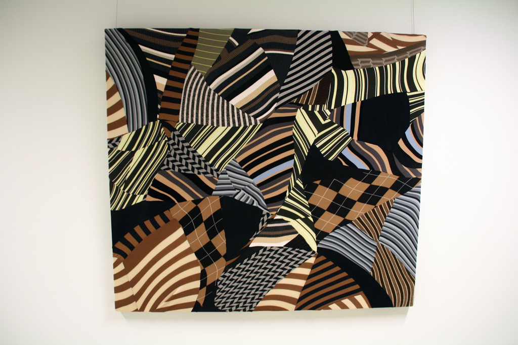 Lindy Fyfe, Interweave 32 - brown, Solo Show, World of Threads Festival 2014.