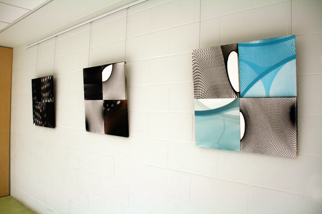 Installation view: Joyce Watkins King, Solo Show, World of Threads Festival 2014.