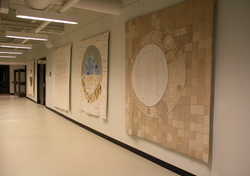 Installation view: Judy Martin,  Solo Show, World of Threads Festival 2014.