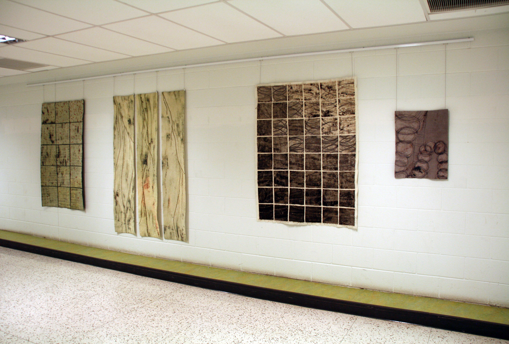 Installation view: Karen Rips, Solo Show, World of Threads Festival 2014.