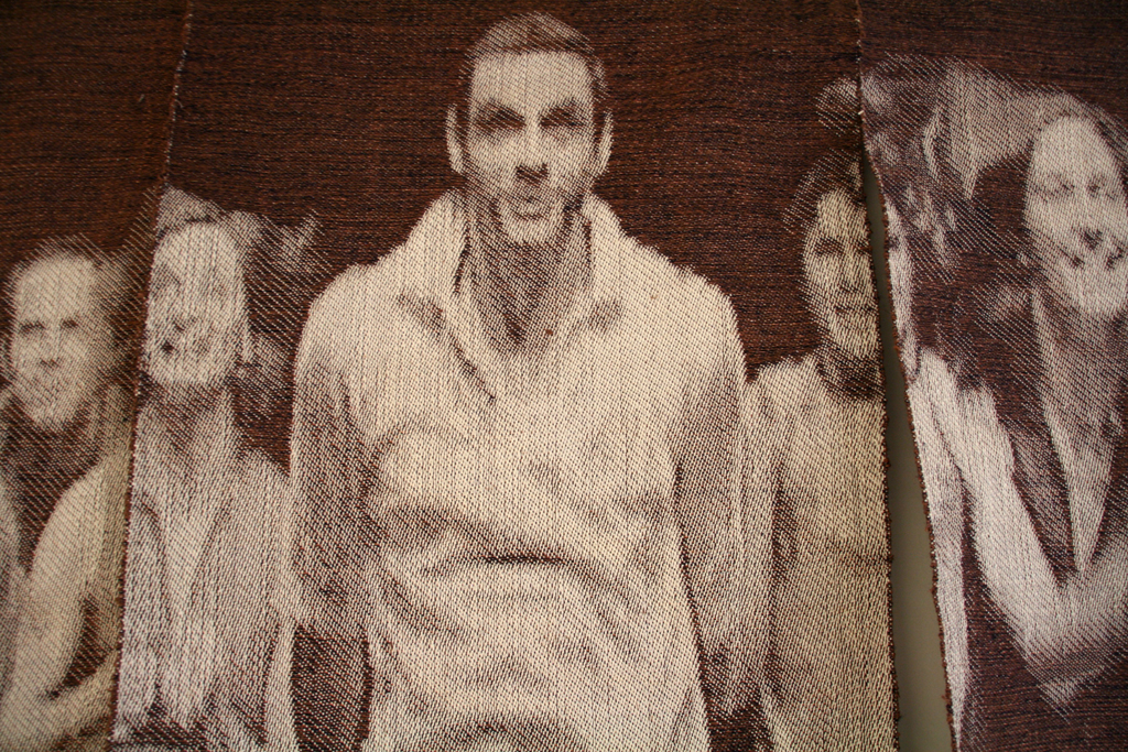 Louise Lemieux Berube, Lenvolee, detail, Solo Show, World of Threads Festival 2014.