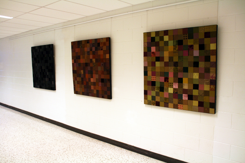 Installation view: Linda Coates, Solo Show, World of Threads Festival 2014.