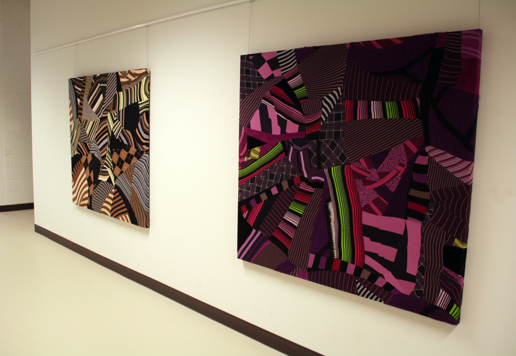 Installation view: Lindy Fyfe, Solo Show, World of Threads Festival 2014.