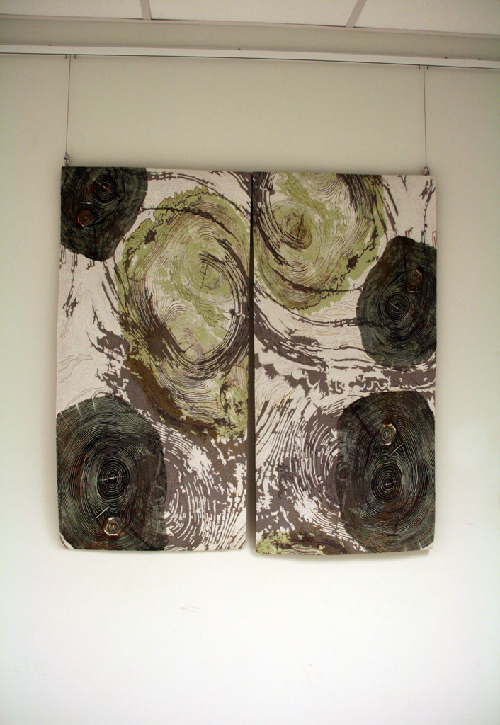 Barbara Schneider, Line Dance 1, Solo Show, World of Threads Festival 2014.