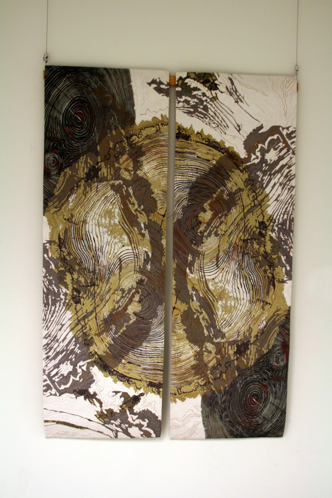 Barbara Schneider, Line Dance 2, Solo Show, World of Threads Festival 2014.