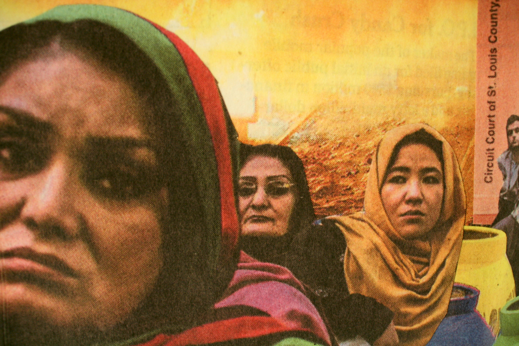 Penny Mateer, Loan Complaints, detail, Solo Show, World of Threads Festival 2014.