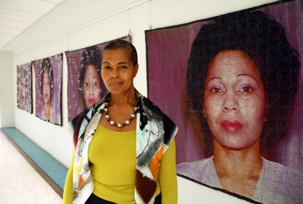 Maggie Smith, Solo Show, at the opening of the World of Threads Festival 2014.