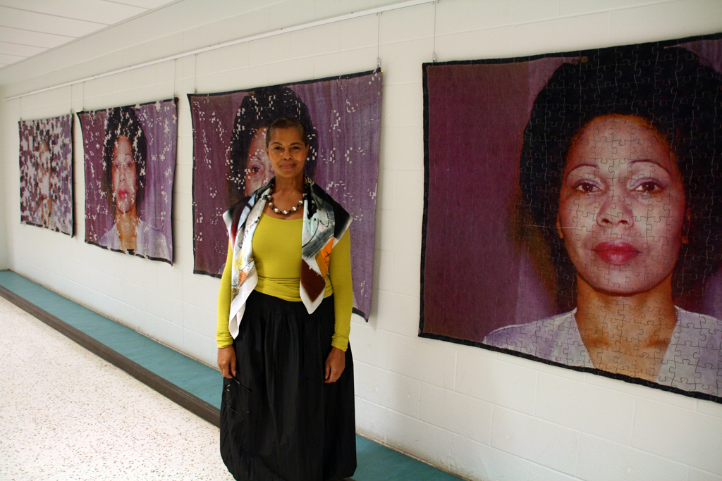 Maggie Smith, Solo Show, at the opening of the World of Threads Festival 2014.