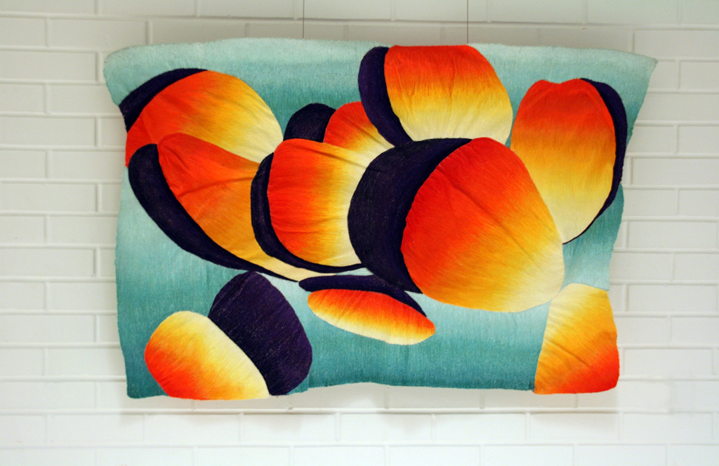 Gwen Lowery, Mussel Colony, Solo Show, World of Threads Festival 2014.